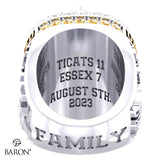 Hamilton Jr. Tiger-Cats U18 Football Championship Ring - Design 8.2