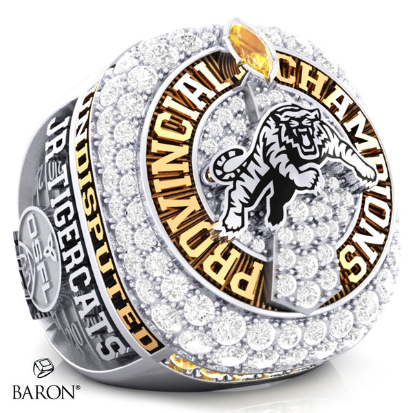 Hamilton Jr. Tiger-Cats U18 Football Championship Ring - Design 8.2