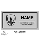 University of Windsor Football Alumni Black Standard Window Ring Box