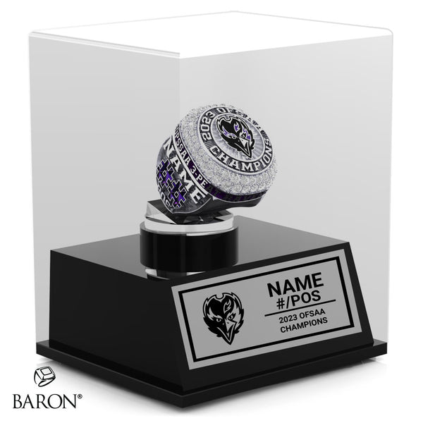 St. Roch CSS Football 2023 Championship Display Case