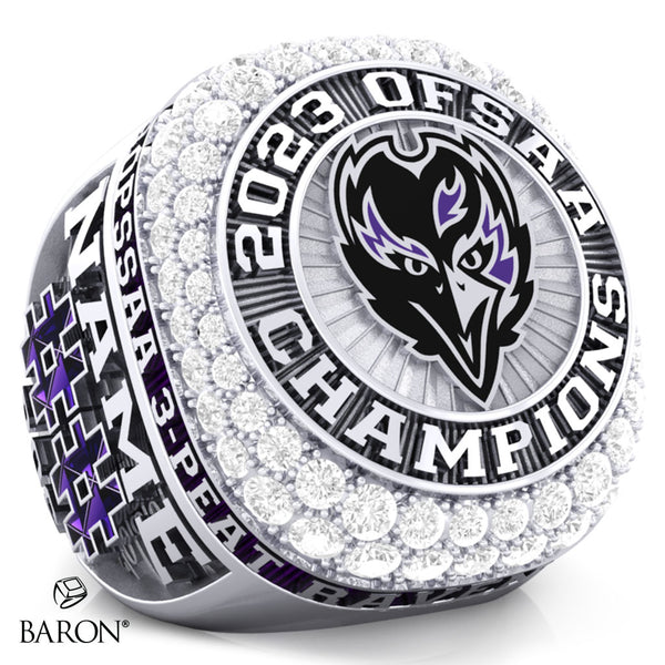 St. Roch CSS Football 2023 Championship Ring - Design 10.8