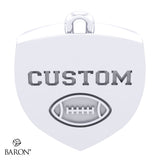 University of Windsor Football Alumni Ring Top Pendant - Design 1.11