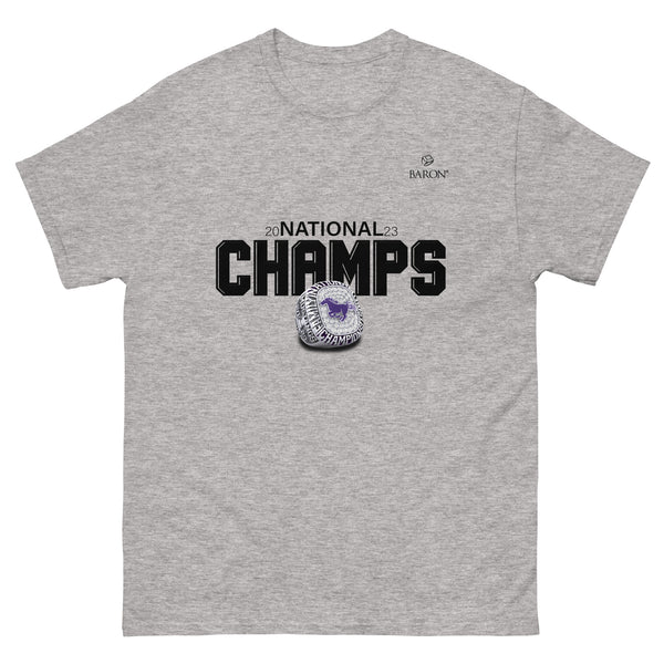 Western Mustangs Lacrosse 2023 Championship T-Shirt
