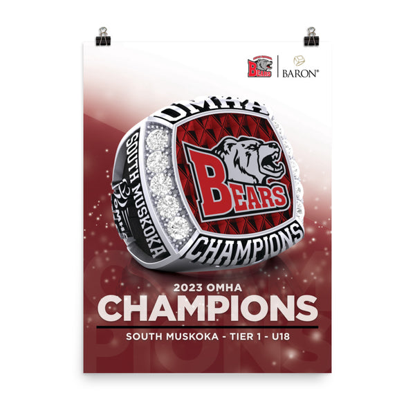 South Muskoka Tier 1 U18 2023 Championship Poster