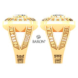 BC Football Hall of Fame Renown Ring - Design 2.6 (WOMEN'S RING)