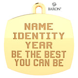BC Football Hall of Fame Pendant - Design 1.17