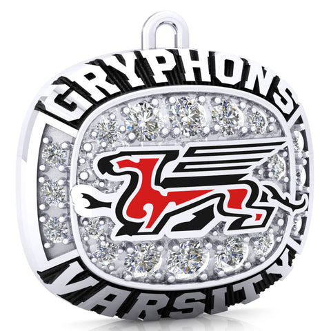 Guelph Gryphons Pendant - Design 1.1-RTP (Durilium)