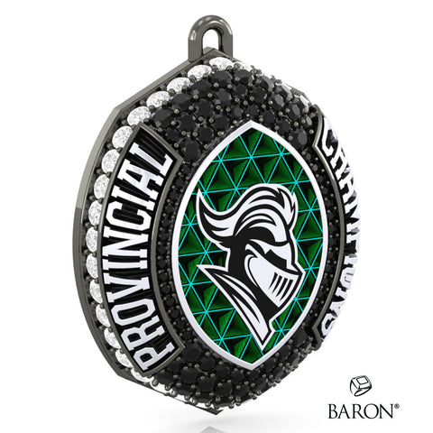 Holy Trinity Academy Football 2022 Championship Ring Top Pendant - Design 1.11