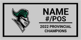 Holy Trinity Academy Football 2022 Championship Display Case