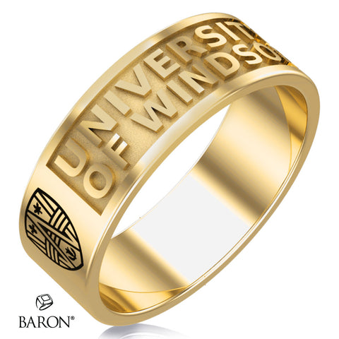University of Windsor Class Ring - 3111 (Gold Durilium, 10KT Yellow Gold