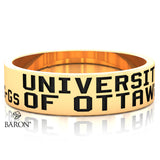 University of Ottawa Class Ring (Gold Durilium, 10KT Yellow Gold) - Design 10.2