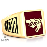 University of Ottawa SS Signet Class Ring (Gold Durilium, 10kt Yellow Gold) - Design 6.2
