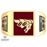 University of Ottawa SS Signet Class Ring (Gold Durilium, 10kt Yellow Gold) - Design 6.2
