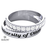 University of Ottawa Stackable Class Ring Set - 3153