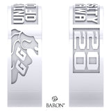University of Ottawa Class Ring - 3111 (Durilium, Sterling Silver, 10KT White Gold) - Design 9.1