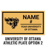 University of Ottawa Class Display Case