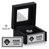 Admirals Hockey Club 2026 Championship Black Window Ring Box