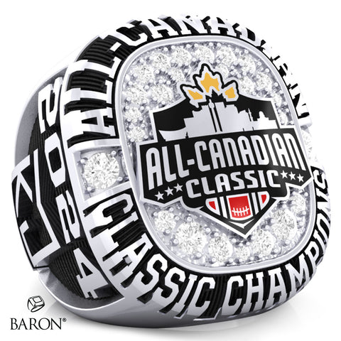 All-Canadian Classic Football 2024 Championship Ring - Design 1.3