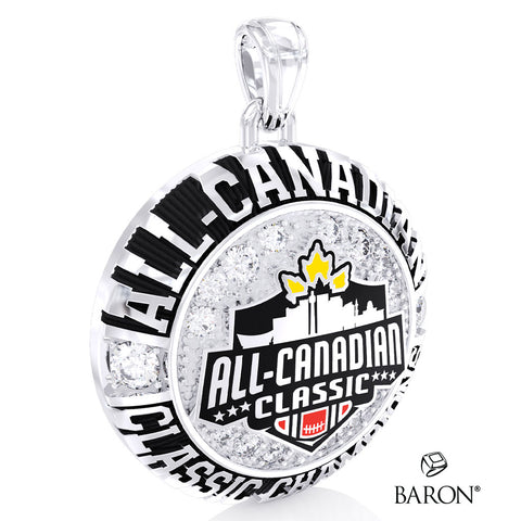 All-Canadian Classic Football 2026 Championship Ring Top Pendant - Design 2.2