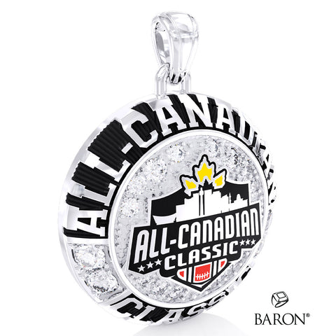 All-Canadian Classic Football 2026 Commemorative Ring Top Pendant - Design 2.4