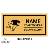 BC Lions Alumni Football Championship Black Standard Window Ring Box