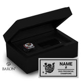 Barrie Colts U14BB OMHA Hockey 2025 Championship Black Standard Window Ring Box