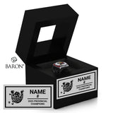 Barrie Colts U14BB OMHA Hockey 2025 Championship Black Window Ring Box