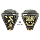 Bishop Ryan Wrestling 2024 Championship Ring - Design 1.2