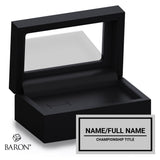 Baron® Canada Black Standard Window Ring Box