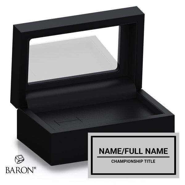 Baron® Canada Black Standard Window Ring Box