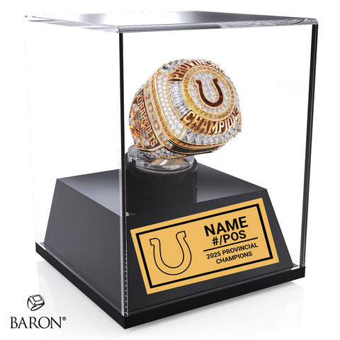 Korah Colts Football 2025 Championship Display Case