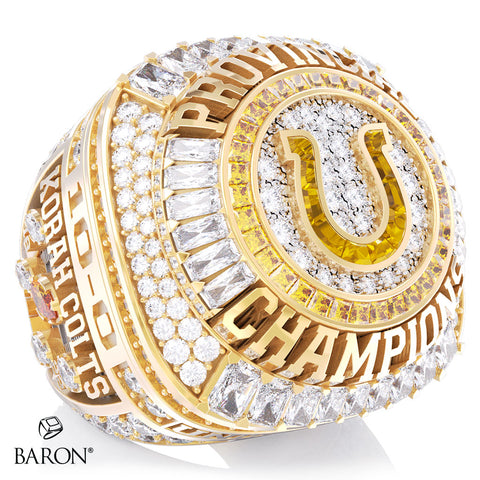 Korah Colts Football 2025 Championship Ring - Design 6.3