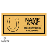 Korah Colts Football 2025 Championship Black Window Ring Box