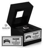 Prairie Storm Hockey 2025 Championship Black Window Ring Box