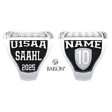 Prairie Storm Hockey 2025 Championship Ring - Design 2.8 (Coaches)