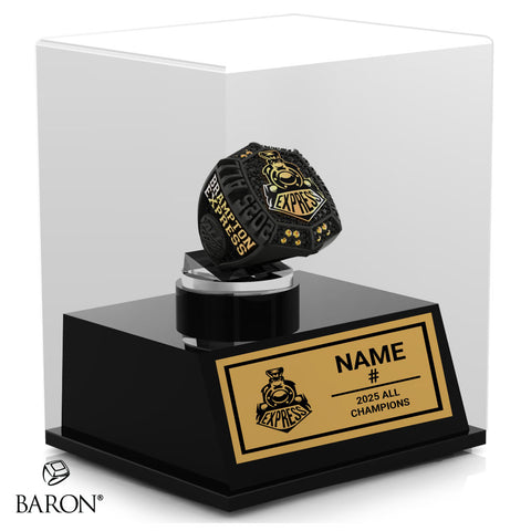 Brampton Express ALL Lacrosse 2025 Championship Display Case