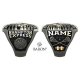 Brampton Express ALL Lacrosse 2025 Championship Ring - Design 3.5