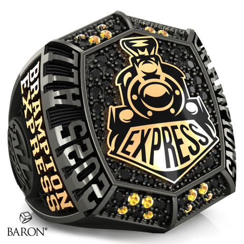 Brampton Express ALL Lacrosse 2025 Championship Ring - Design 3.5