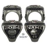 Brantford Bisons OSFL Foothball 2024 Championship Ring - Design 4.4