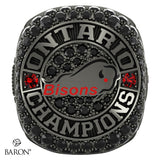 Brantford Bisons OSFL Foothball 2024 Championship Ring - Design 4.4