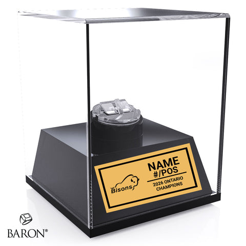 Brantford Bisons Football 2026 Championship Display Case