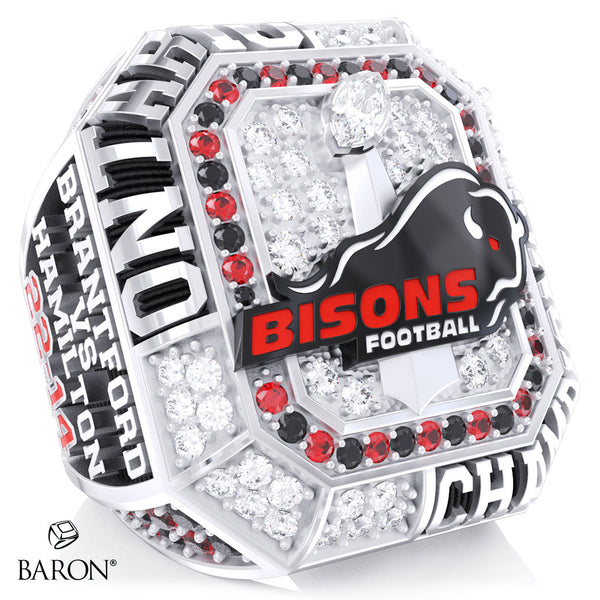 Brantford Bisons Football 2026 Championship Ring - Design 1.7