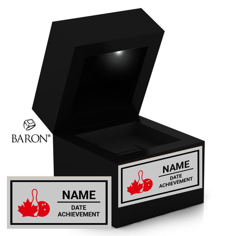CTF Bowlers Black LED Ring Box