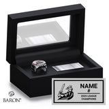 Carlton Crusaders Football 2025 Championship Black Standard Window Ring Box