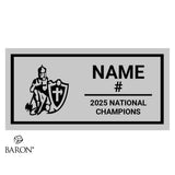 Catholic Central Football 2025 Championship Black Standard Window Ring Box