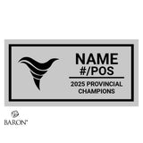 Central Cyclones Football 2025 Championship Black LED Ring Box
