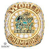 Cheer Sport Grey Reef Sharks 2025 Championship Ring - Design 1.3