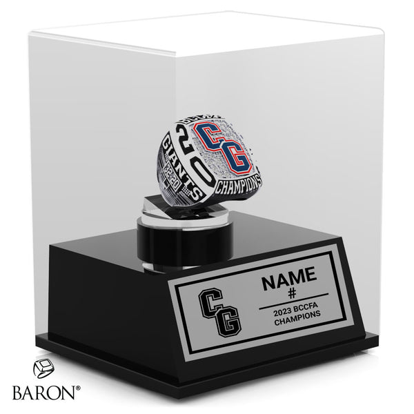 Chilliwack Giants Football 2023 Championship Display Case