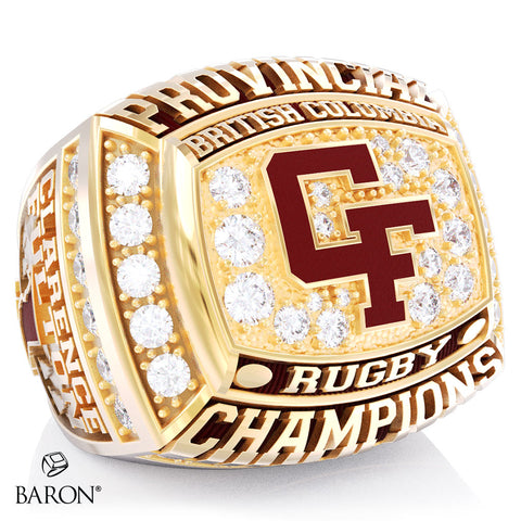 Clarence Fulton Boys Rugby 2026 Championship Ring - Design 3.1