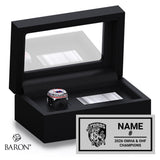 Clarington U15 AA Hockey 2026 Championship Black Standard Window Ring Box